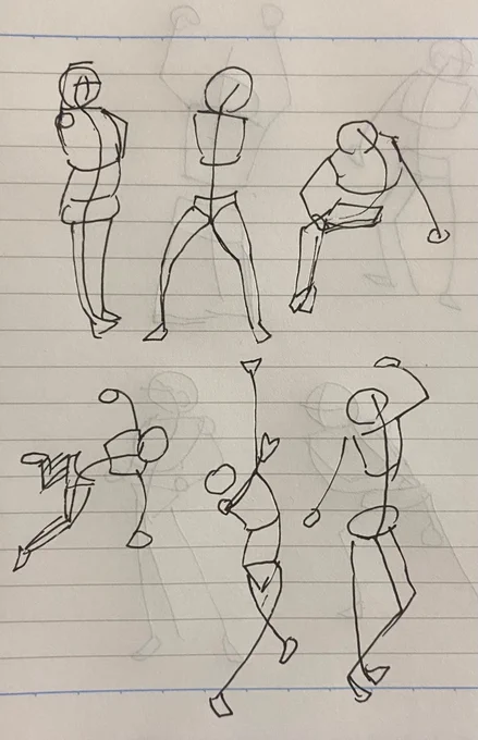 (219日目、10分ほどで10体ジェスドロ。体調不調ゆえに本日はメモ描きだ。お休みなさい) 