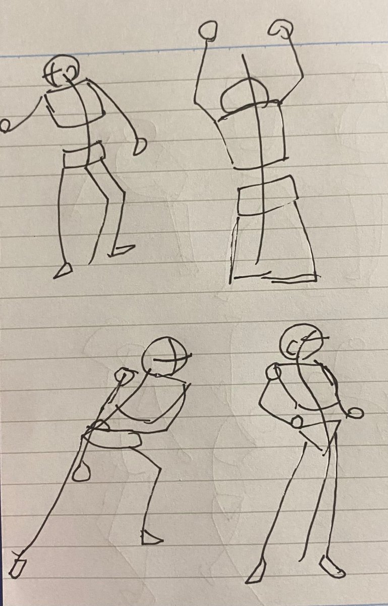 (219日目、10分ほどで10体ジェスドロ。体調不調ゆえに本日はメモ描きだ。お休みなさい) 