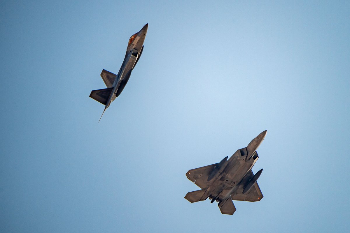 U.S. Air Force F-22 Raptors arrived in the U.S. Central Command area of responsibility Aug. 8 as part of U.S. force posture changes in the region to mitigate the possibility of regional escalation by Iran or its proxies.