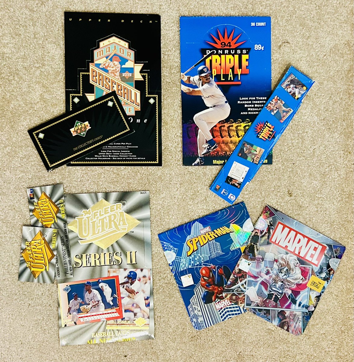 flywheels's tweet image. While I wait on my work laptop to update, let’s trim some more #junkwax boxes in preparation for the binder treatment later today!