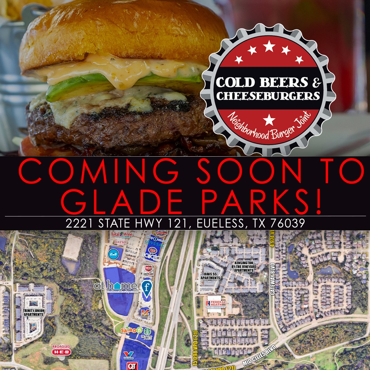 Exciting news, DFW! Falcon is excited to announce Cold Beers and Cheeseburgers is coming to the area!🎉 Get ready for epic bites, frosty brews, and a whole lot of good vibes. See you there!

#DallasEats #Falcon #CheersDFW