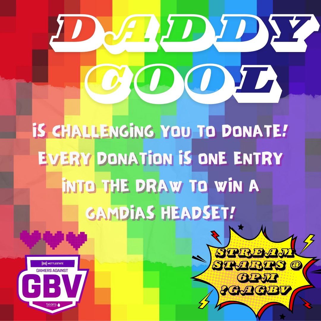 DaddyCOolZA's tweet photo. Going live in t minus 1 hour

Donating gives ya'll an entry to the draw to win a Gamdias Eros E3 Headset, you get an entry whether you donate R20 or R20k

See you QT's at 18:30😘 https://t.co/rSA5iDYPI3