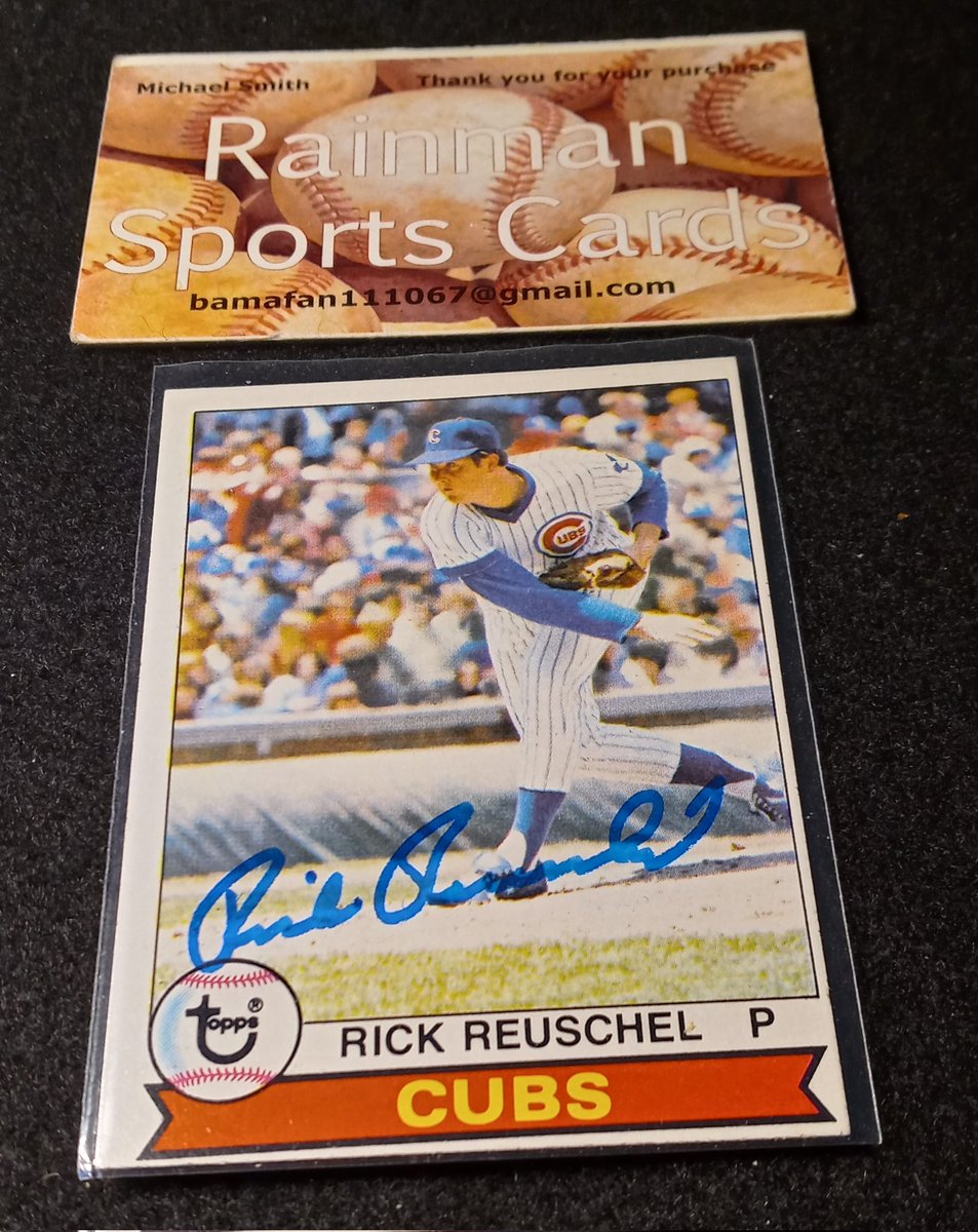 1979 Topps Rick Reuschel Chicago Cubs For sale Make offer.