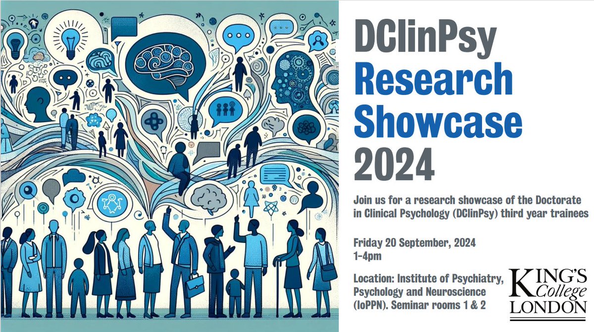 SAVE THE DATE: Our 2021-24 cohort will be showcasing their empirical research on Friday 20th September 2024 between 13.00-16.00 at the IOPPN. The eventbrite link and abstract booklet will soon follow. We hope to see you there!