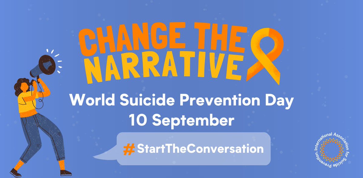 IASPinfo's tweet image. We want to #ChangeTheNarrative on suicide this #WorldSuicidePreventionDay. We want to inspire individuals, communities, organizations, and governments to engage in open and honest discussions about suicide and suicidal behaviour.
bit.ly/3AQgvWN