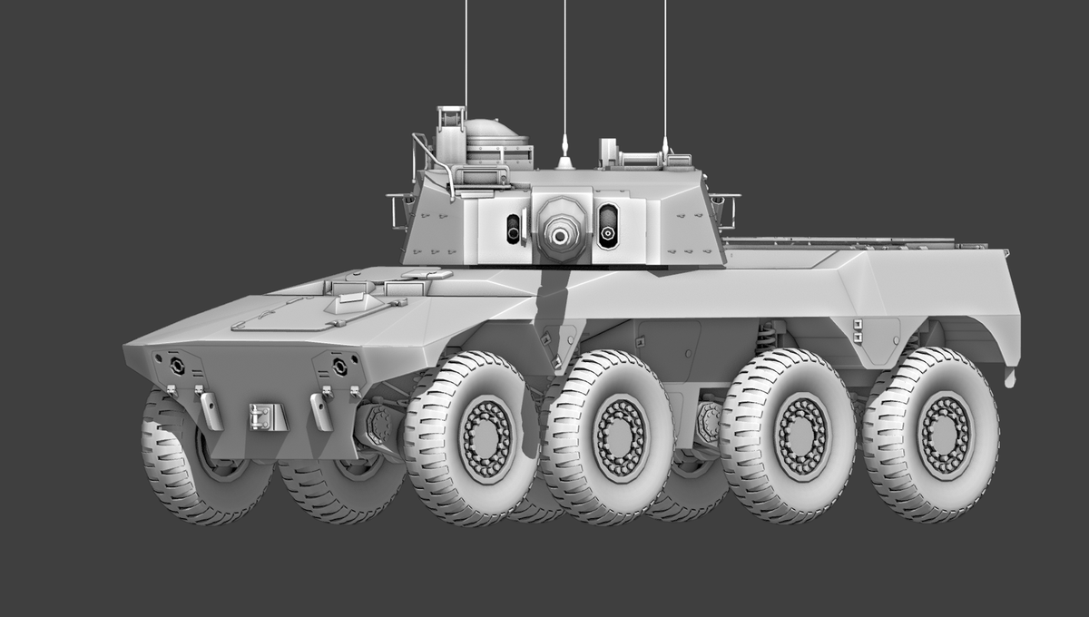 pen_hok's tweet photo. SADF/SANDF Rooikat i couldnt bother to model the miniature things on it anymore

#blender #b3d https://t.co/5oa0fTXfkf
