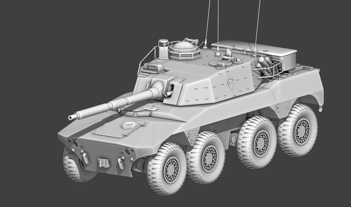 pen_hok's tweet photo. SADF/SANDF Rooikat i couldnt bother to model the miniature things on it anymore

#blender #b3d https://t.co/5oa0fTXfkf