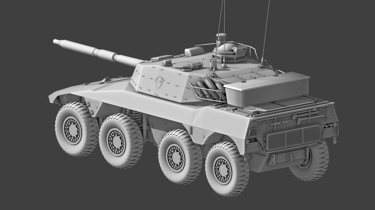 pen_hok's tweet photo. SADF/SANDF Rooikat i couldnt bother to model the miniature things on it anymore

#blender #b3d https://t.co/5oa0fTXfkf