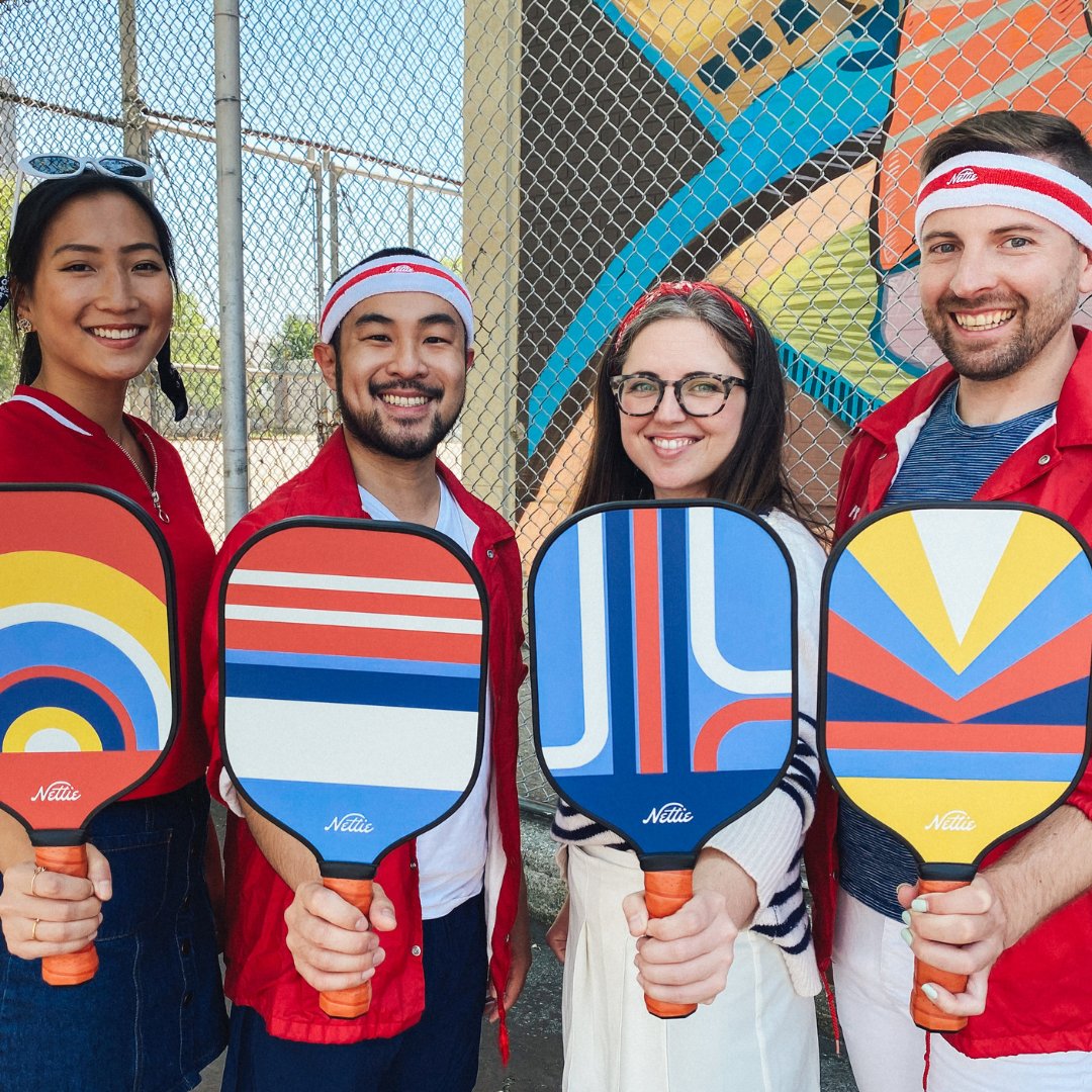 MainStCincy's tweet photo. Time to grab your pickleball paddles - it is #NationalPickleballDay!
If you are looking for some fun gear, check out #MSVActivator @playnettie for a selection of fun paddles, pickleball sets, and other accessories!
Head to https://t.co/bzrrJRgFRA to learn more! https://t.co/4xw9rsS3CO