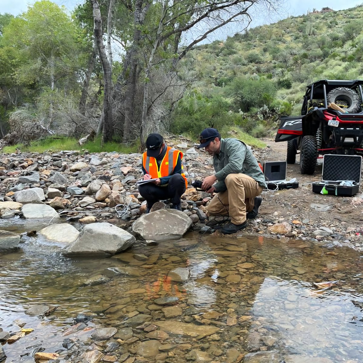 redhawkexplore's tweet photo. 💦It's Water Quality Month! Did you know we collect data on local surface and groundwater, including flow and elevation data? These studies help us better understand the local water quality and quantity.
🏡One rig uses less than the equivalent of 4 households worth of water each month.
#Mining #WaterQualityMonth #Sustainable #RedhawkExploration