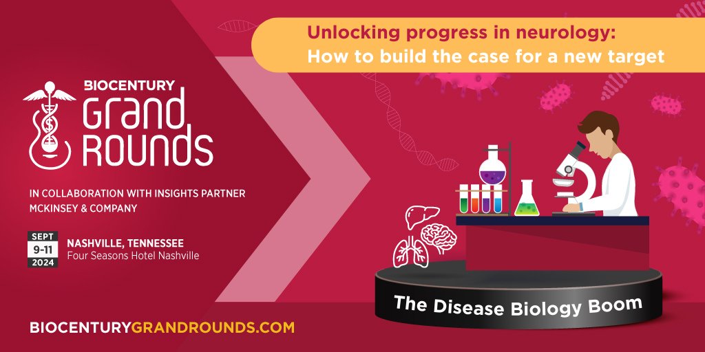 Industry KOLs at #BioCenturyGrandRounds will discuss new targets, biomarkers, and advanced tools like EEG &amp; fMRI for treating neurodegenerative &amp; neuropsychiatric diseases in this panel on multi-omics &amp; human data innovation.

Learn more: biocenturygrandrounds.com