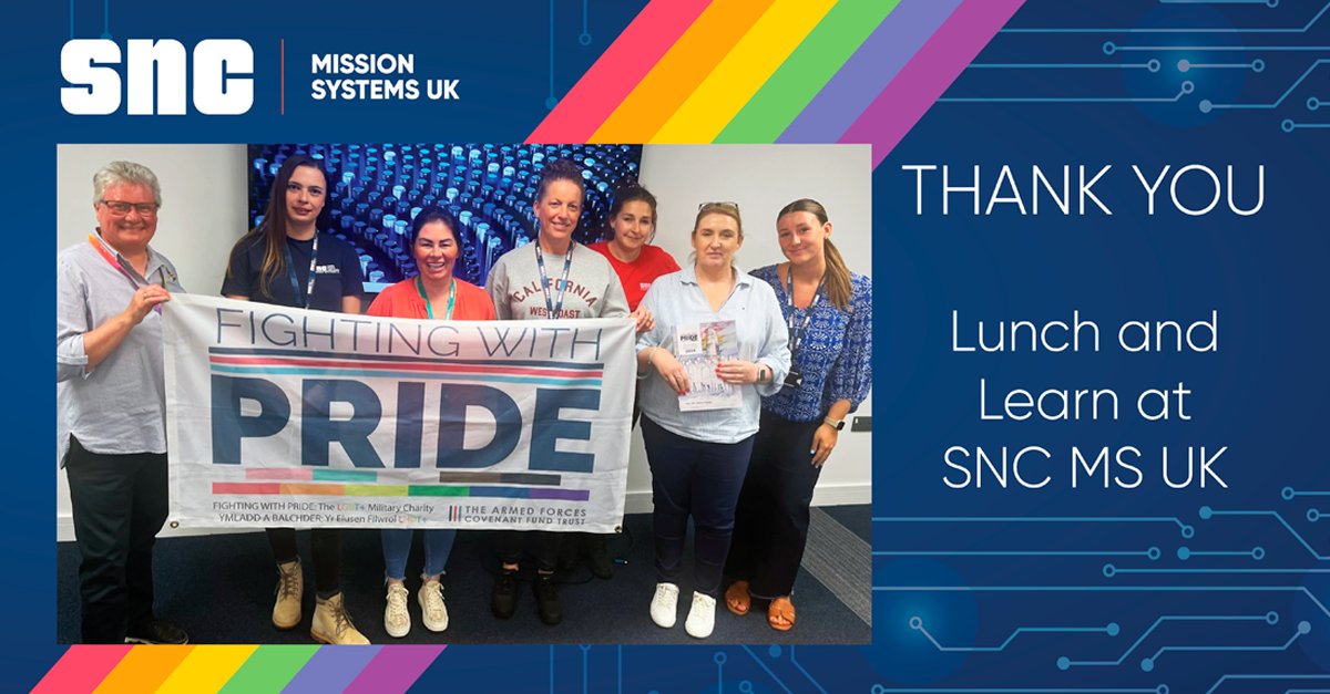 🚀 A big thank you to Fighting with Pride for an inspiring presentation at our Lunch and Learn session at SNC MS UK! 🍽️✨

#ThankYou #FightingWithPride #LunchAndLearn #SNCMSUK #Inclusion #Diversity #LGBTQSupport #MakingADifference 🌈👏