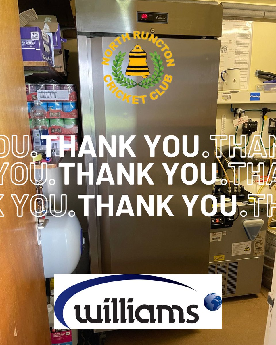 NRCC would like to say thank you to <a href="/WilliamsRef/">Williams Refrigeration</a> for very kindly supplying the Club with a commercial fridge unit to support our recent bar refurb! 🥶

We are extremely grateful for the partnership with <a href="/WilliamsRef/">Williams Refrigeration</a> and the cold drinks are going down very well indeed! 🍺👌