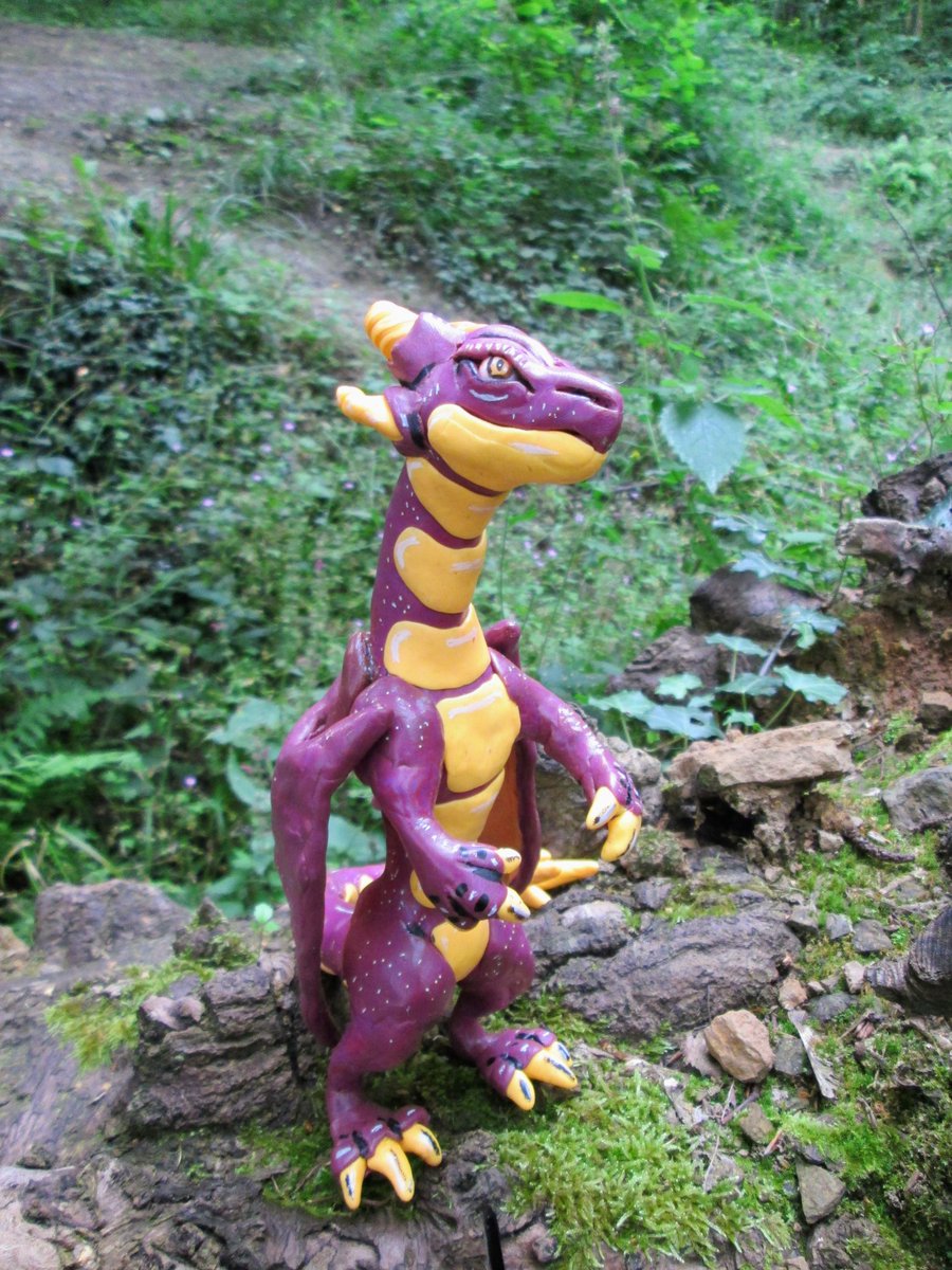 Tsukiyomi789's tweet photo. A purple Dragon for today
.
.
.
.
.
.
#clay #photography #polymerclay #craft #handcraft #figurine #fimo #oc #purpledragon #yellow #forest #cernit #fimo #fimoart #doll #originalcharater https://t.co/vCm9r6MtyP