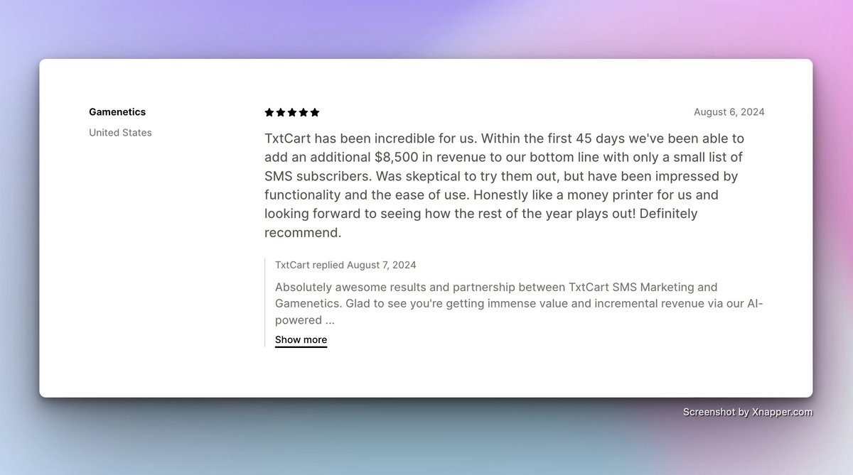 kylebigley's tweet photo. Reviews are currency
#shopify #shopifyreviews https://t.co/k9qWzMO4Jh