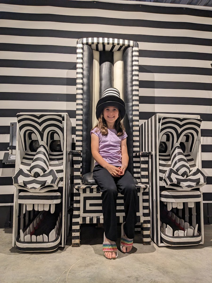 JoDiggedy's tweet photo. We got eaten by hats at Ottopia, and had a lovely time doing it @OTTERProduces #baseOTTOPIA #2hatsarebetterthan1 https://t.co/uF5LXPjBwy