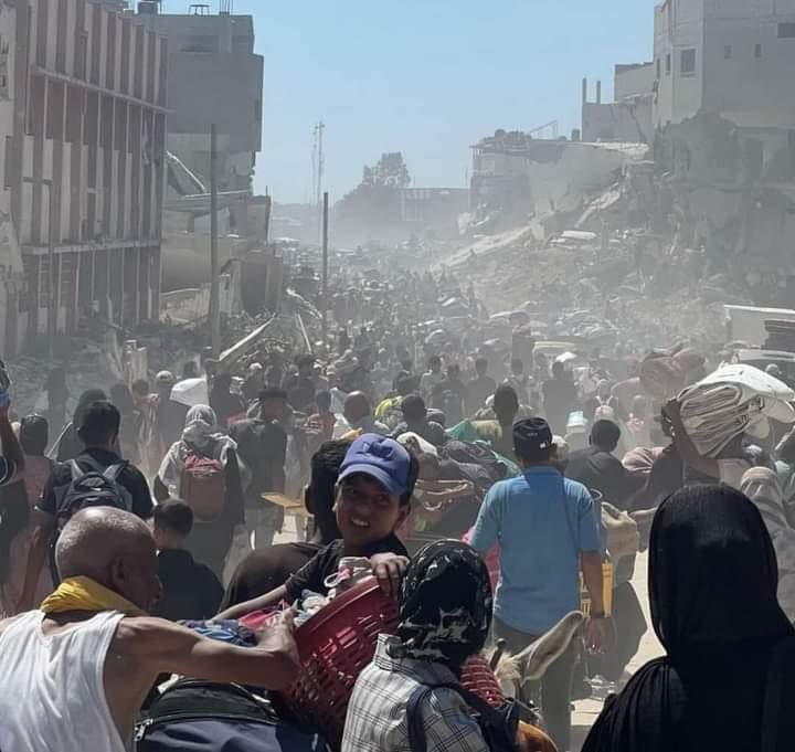 Pray for my people.

We are evacuating again! #Gaza