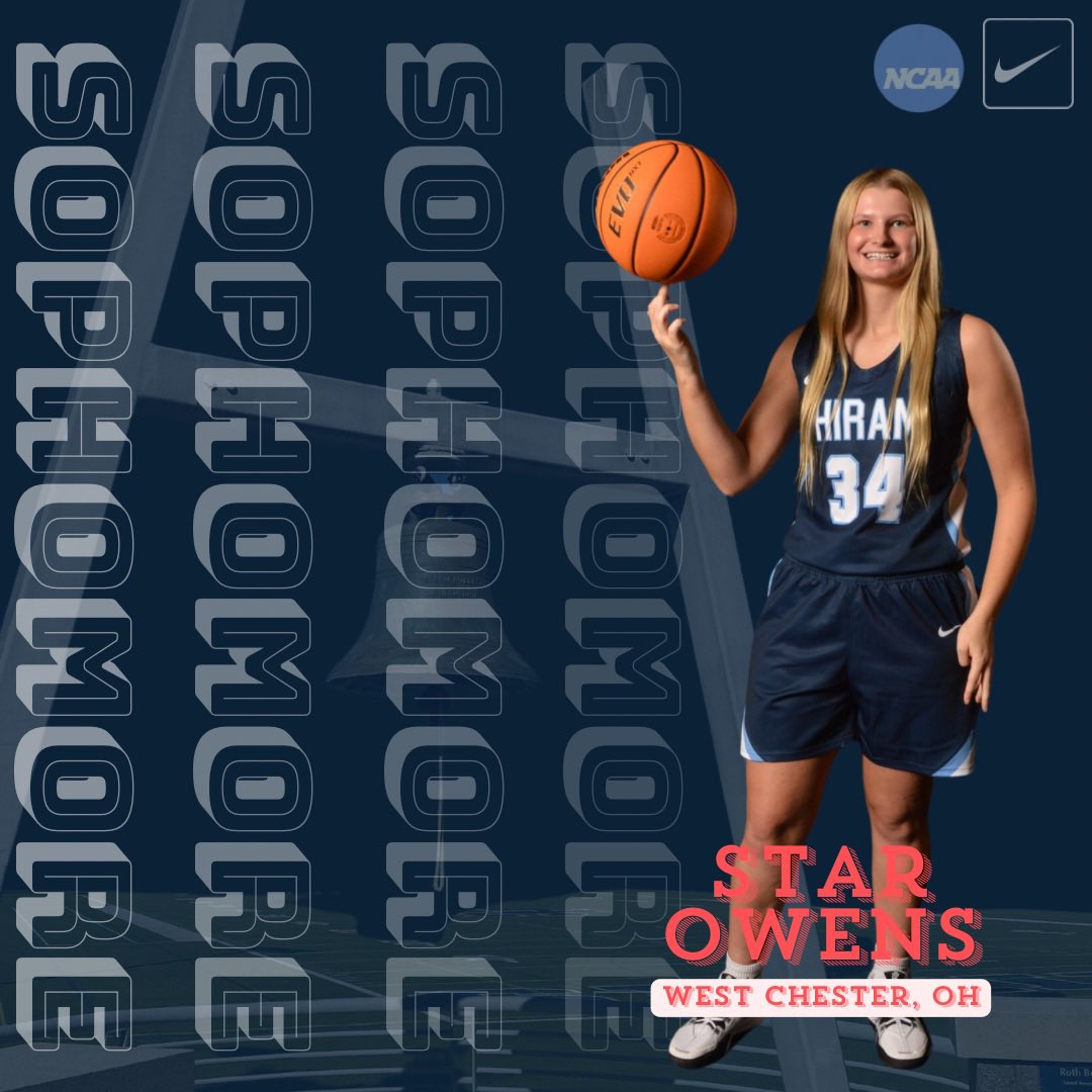 Say hello to our returning athletes! 🐾

#34 Star Owens 
5’8 F
Hometown: West Chester, OH
YOG: 2027
Major: Nursing

Star is a student in our direct entry nursing program!

#hiramcollege #hcwbb #lifeofaterrier #family #team #youmatter