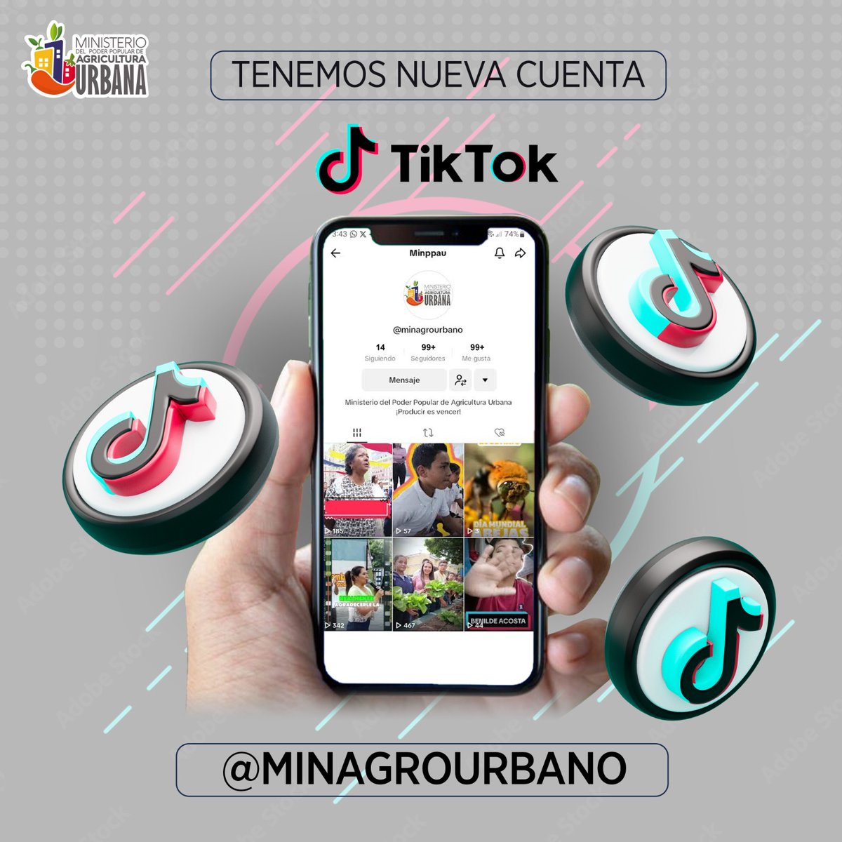 Únete a nuestra comunidad 2.0 y mantente informado acerca de nuestra #MovidaAgrourbana en todo el territorio nacional 

#PuebloSonrienteYEnPaz