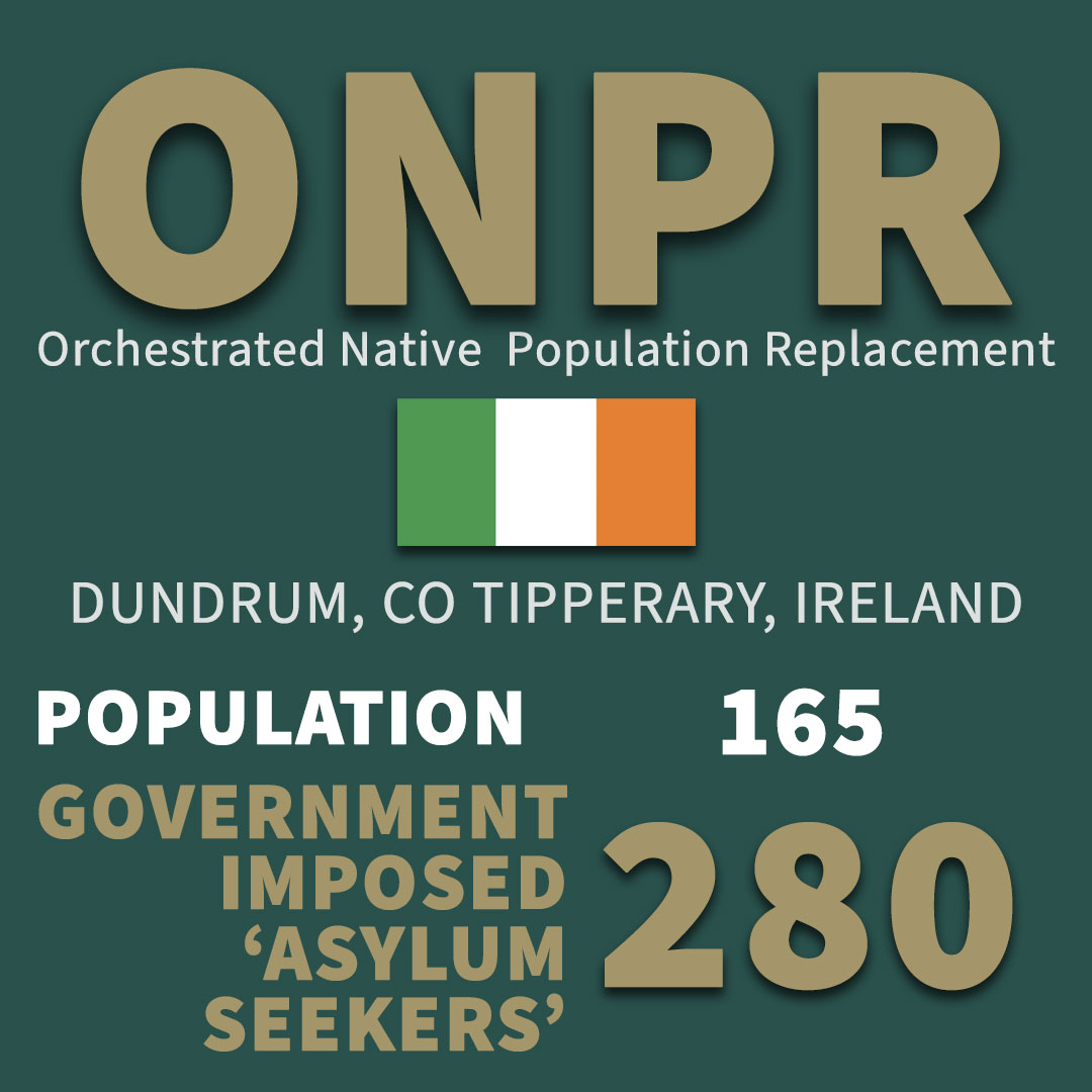 DamhlaicMac's tweet photo. IMHO, the extremist radical islamo-far-left is a huge threat to Ireland.
The plantation of 1,000s of single unvetted military aged-men all over Ireland from cultures at the antithesis of ours is a recipe for disaster.
#ResignRoderic #ResignHelen