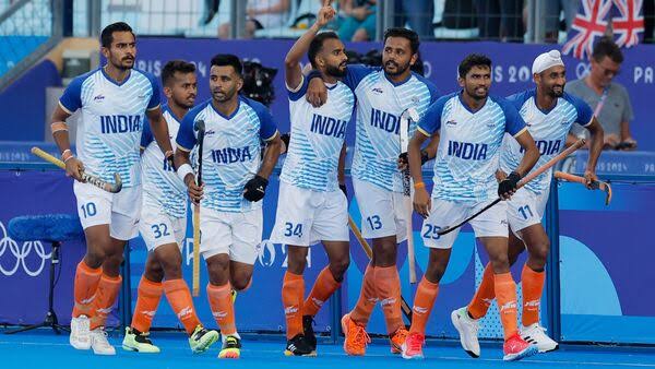 CMDharennavar's tweet photo. Congratulations Team India 🇮🇳 
#Hockey #ParisOlympics2024 https://t.co/79bWJQbGrd