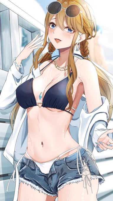 暑いねぇ所恵美 