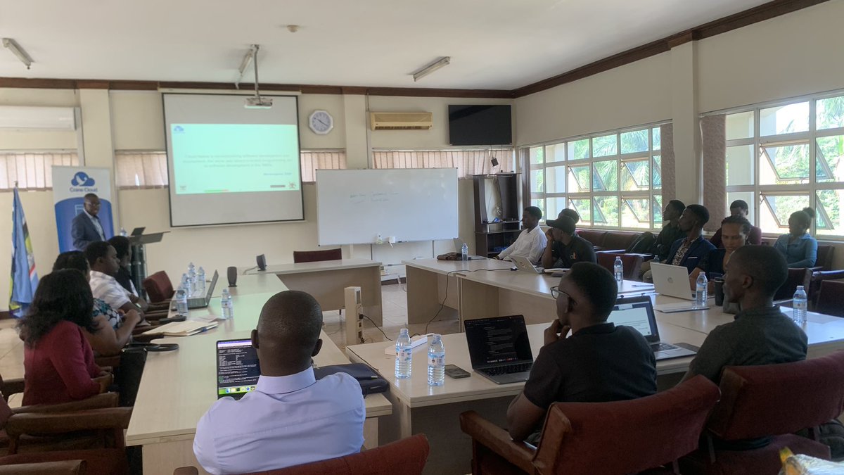 CraneCloud (@cranecloud_io) on Twitter photo We were excited to hear from <a href="/iBaino/">Engineer Bainomugisha</a>, our Principal Investigator, as he explained #cloudnative principles and what they mean for the future of cloud tech.
<a href="/MakCoCIS/">Makerere University CoCIS</a> <a href="/RIFMakerere/">Makerere University Research and Innovations Fund</a> <a href="/Makerere/">Makerere University</a>
#2ndCraneCloudDissemination We were excited to hear from <a href="/iBaino/">Engineer Bainomugisha</a>, our Principal Investigator, as he explained #cloudnative principles and what they mean for the future of cloud tech.
<a href="/MakCoCIS/">Makerere University CoCIS</a> <a href="/RIFMakerere/">Makerere University Research and Innovations Fund</a> <a href="/Makerere/">Makerere University</a>
#2ndCraneCloudDissemination