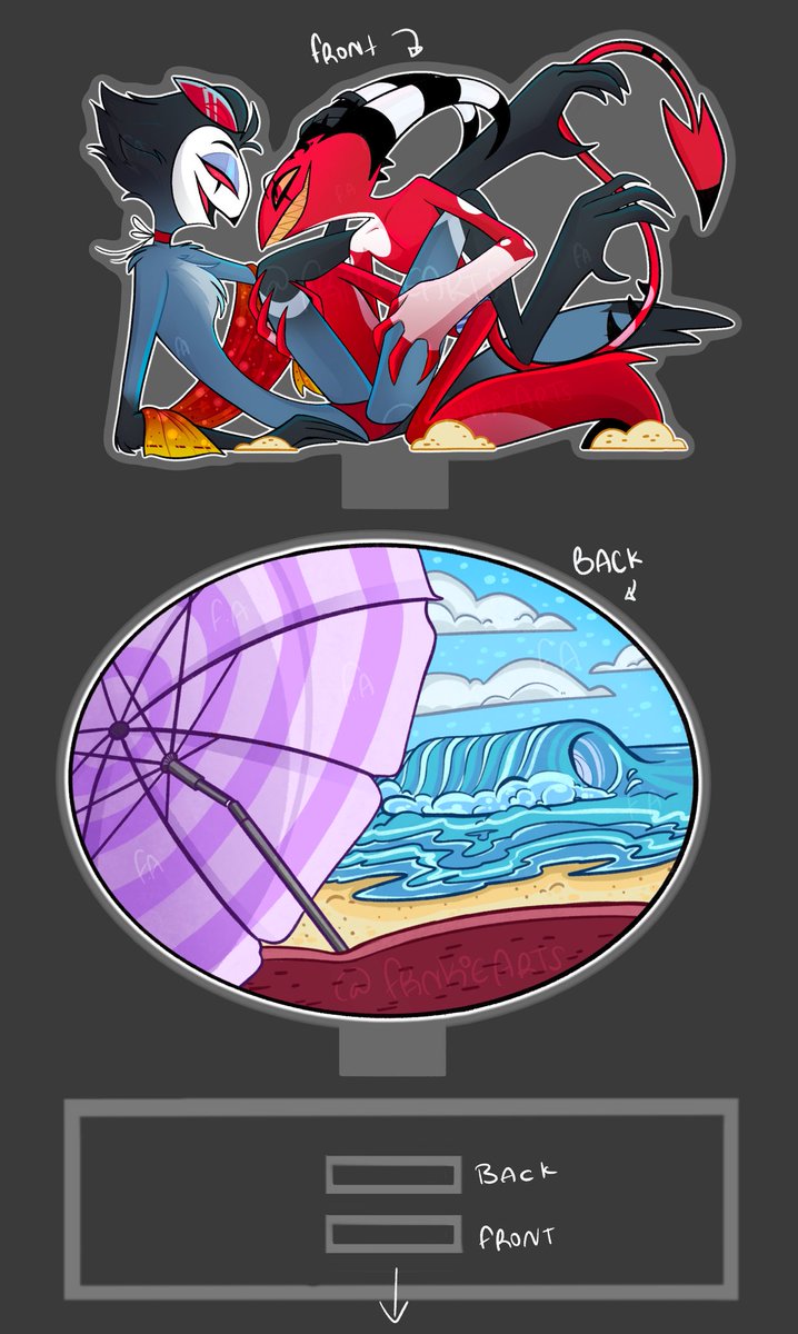 FrankiesArts's tweet photo. Looking to possibly make a double layer Stolitz standee based off the summer merch that was released. I think I did well with this one! Retweets greatly appreciated β€οΈπ₯Ί
#Stolitz #Blitzo #Blitz #Stolas #stolasxblitz #Helluvasummer #HelluvaBoss #HelluvabossStolitz https://t.co/v9DwAc0dRf