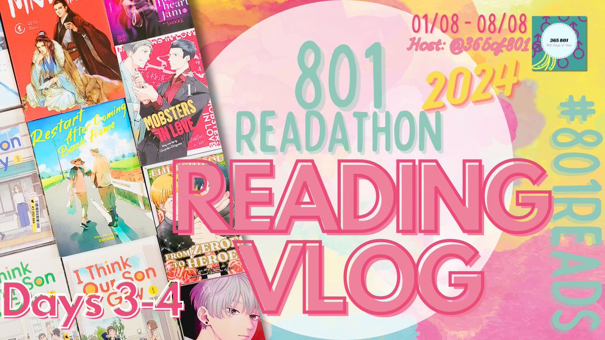 365daysof801's tweet photo. 🚨📚NEW VIDEO ALERT📚🚨

I had to re-edit this one, so it's a bit late! 

I read loads of great works from @SquareEnixBooks @SuBLimeManga @gomanga @alohacomics &amp; @kumapub 

801 READATHON 2024 READING VLOG #801Reads || 3rd - 4th August https://t.co/Cvo0epvoYo https://t.co/fzL9U8grJF