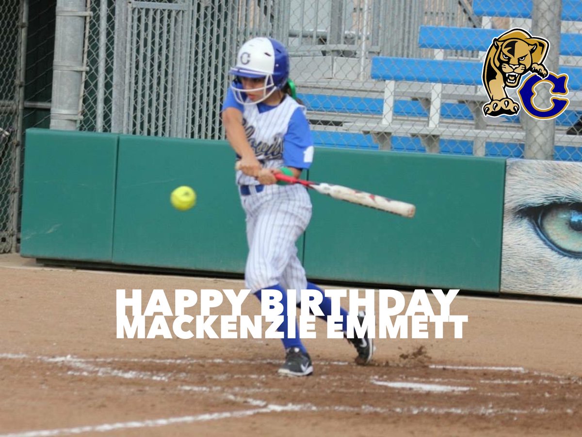 Happy birthday to former Cougar player and coach, Mackenzie Emmett. Mac was a vital member of our 2015 Valley Championship, where she starred in centerfield, while earning All-TRAC and All-Valley honors. Have a great day Mackenzie!!