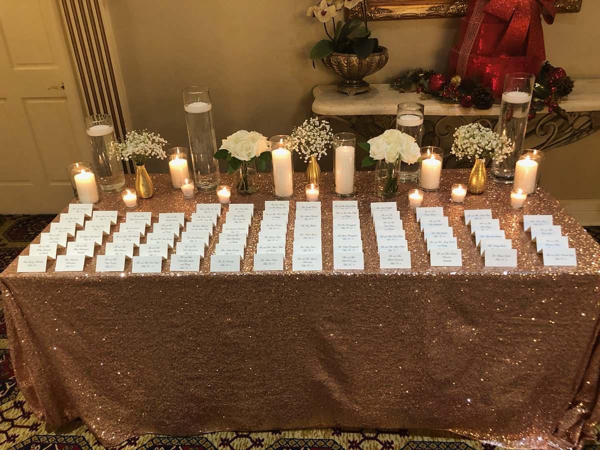 fbbanquets's tweet photo. At #FountainBlue, we believe that true sophistication is crafted through meticulous attention, creating a flawless experience for all.

Our carefully arranged escort card table, elegantly scripted and perfectly placed, guides your guests to their seats with grace and style. https://t.co/Gk6ePp69gQ