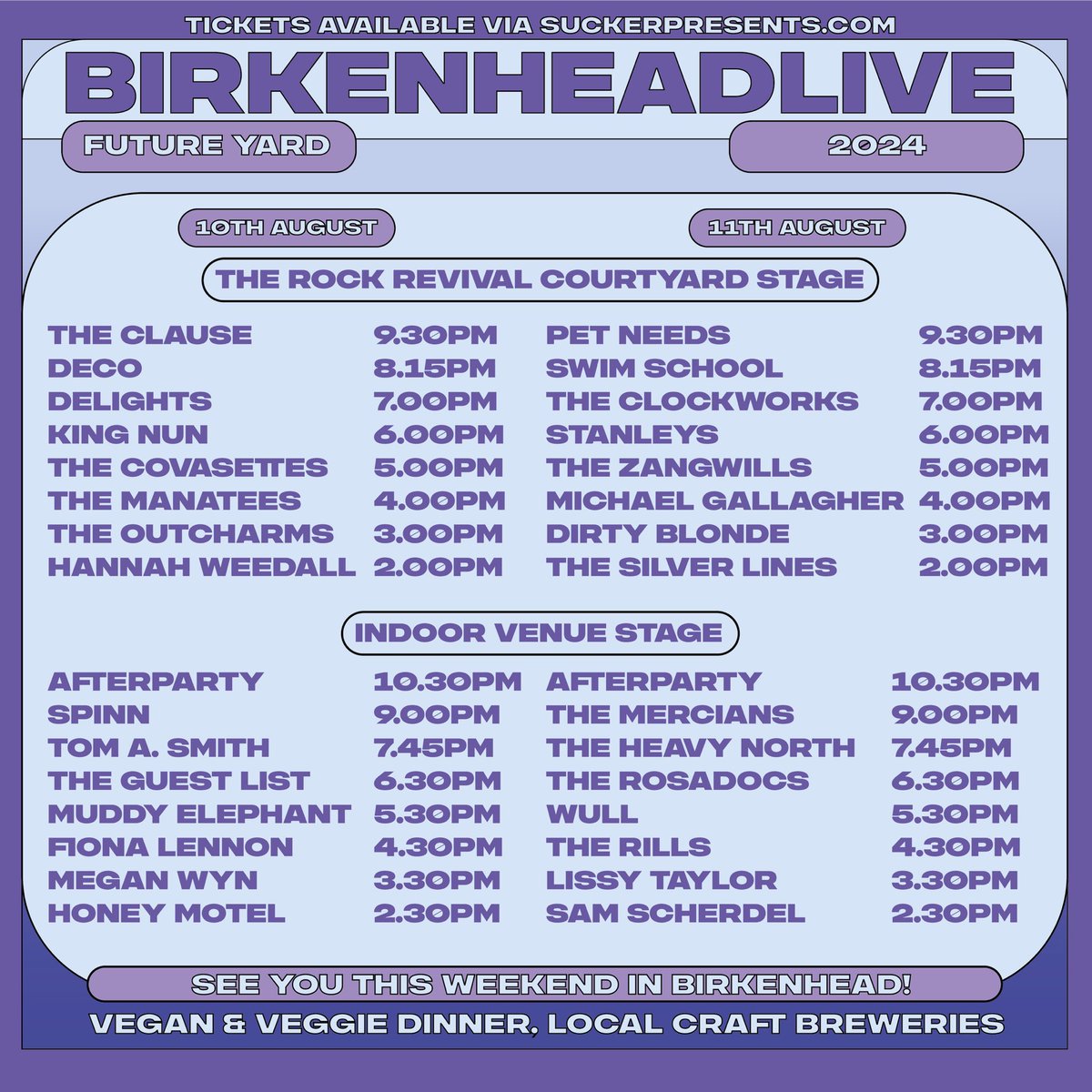 Fancy winning 2 tickets to Birkenhead Live this weekend? 🚀 

All you have to do is…

- Like &amp; RT
- Tag a mate
- Follow <a href="/TheRockRevival_/">The Rock Revival</a> &amp; <a href="/BirkenheadLive/">Birkenhead Live</a> 

Winner announced tomorrow at 3pm ⏰