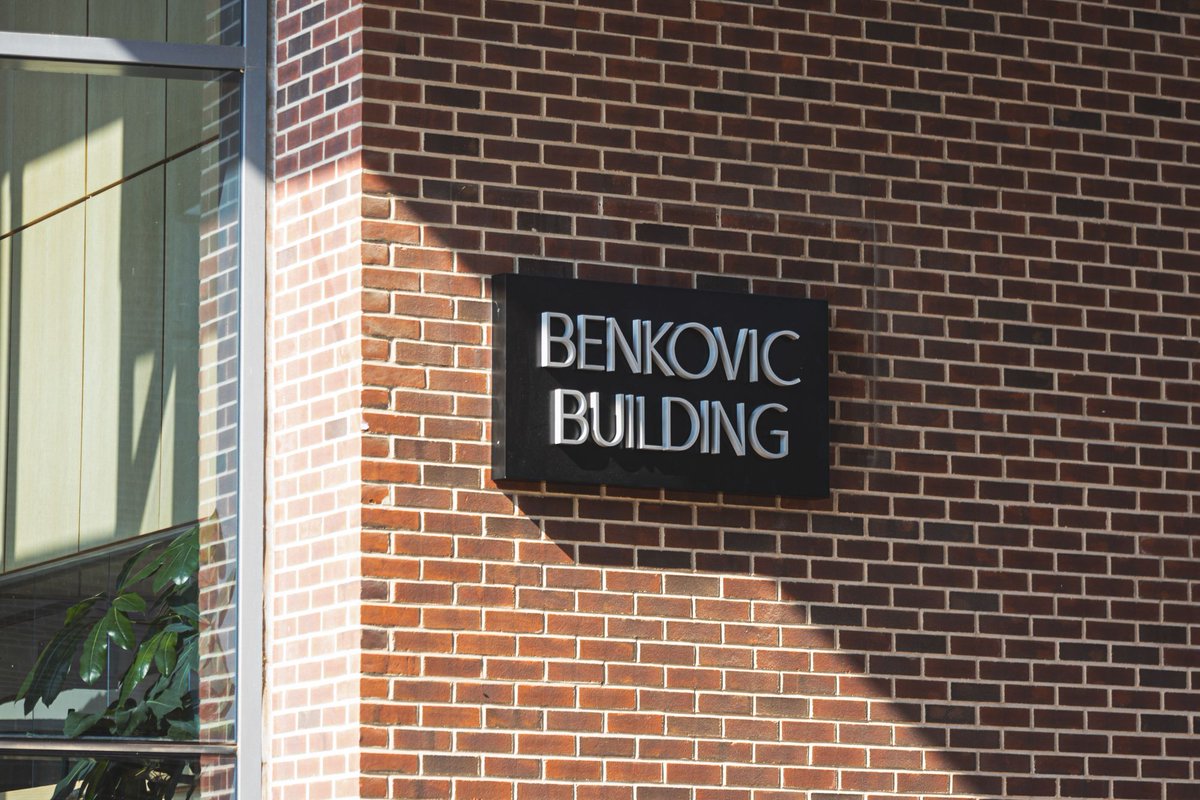 Looking good, Benkovic Building 🤩

The new sign has arrived and is on display! We are so proud to have the Chemistry Building now be named the Benkovic Building to honor renowned chemist Stephen Benkovic and his wife. 

Be sure to check it out next time you're on campus!