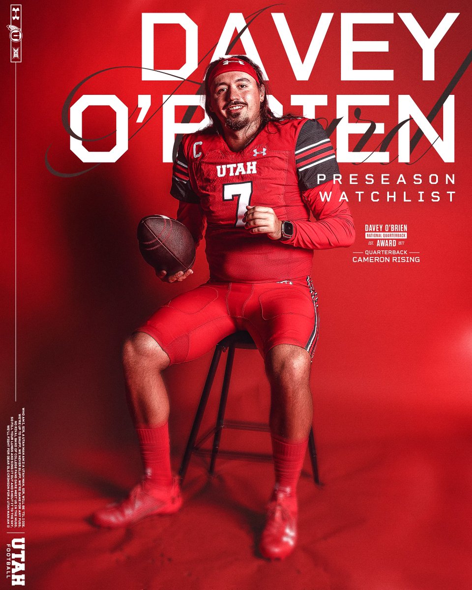 Cameron Rising has been named to the Davey O'Brien Award Preseason ...