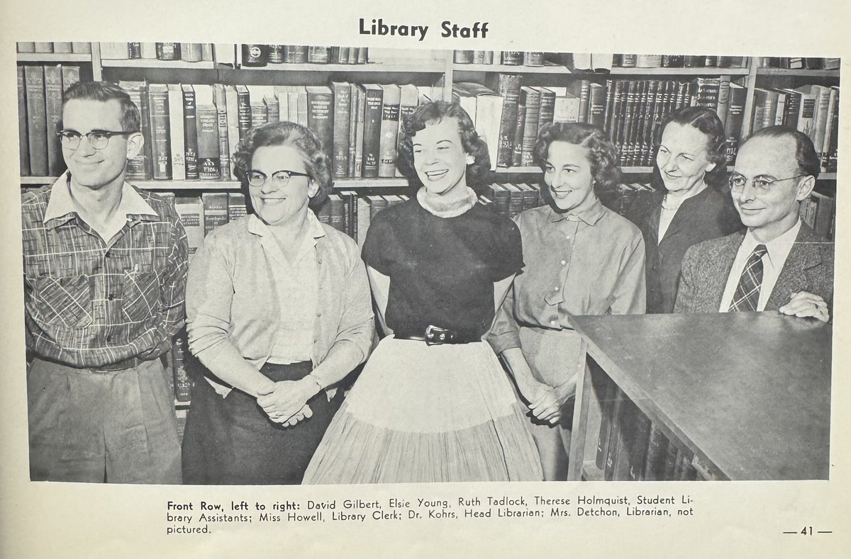 Throwback to 1956! Here’s a glimpse of our incredible library staff from over 60 years ago, dedicated to serving the San Diego City College Community. Some things never change! 📚✨ #TBT #sdcitycollege #sdcitycollegelibrary #libraryhistory #youbelonghere