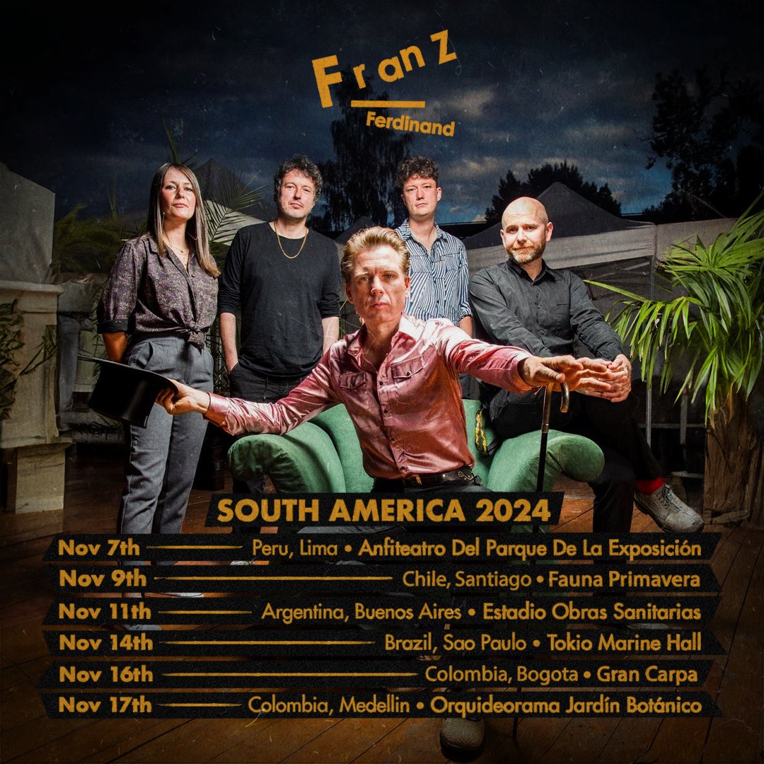 We’ve seen all of your comments and we’re excited to announce that we are heading back to South America in November. Visit your local venue websites for information on ticket sale dates and times. We’ll see you all in November.