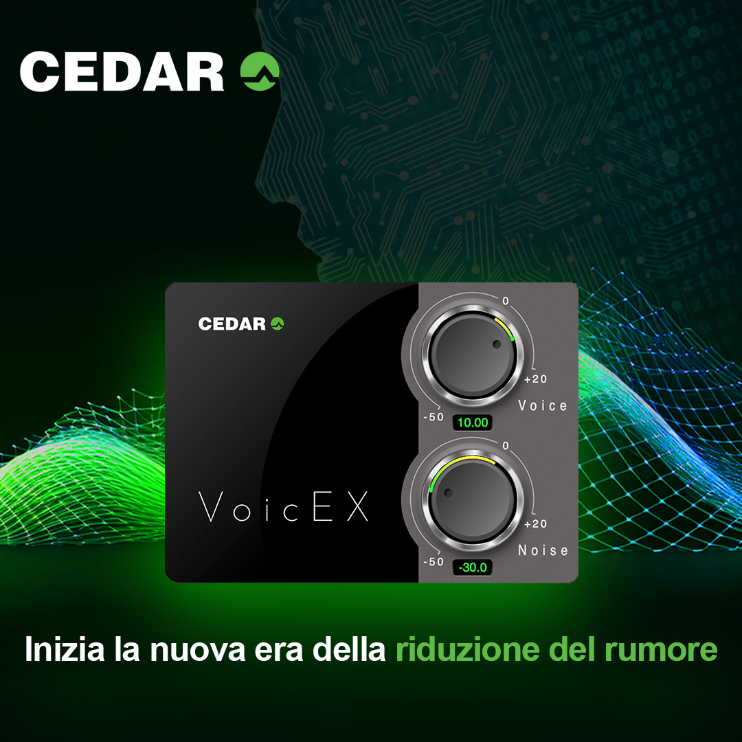 LeadingTechnolo's tweet photo. Il mondo dell'audio restoration ha da tempo atteso un cambiamento: ecco il rivoluzionario sistema VoicEX di @CEDAR_Audio🟢

Ora puoi ottenere una qualità audio incontaminata con la semplice rotazione di due manopole🕹️🕹️

Scopri di più👉https://t.co/xQpHrvfPiX

#cedaraudio #audio https://t.co/pYaWdTxpBF