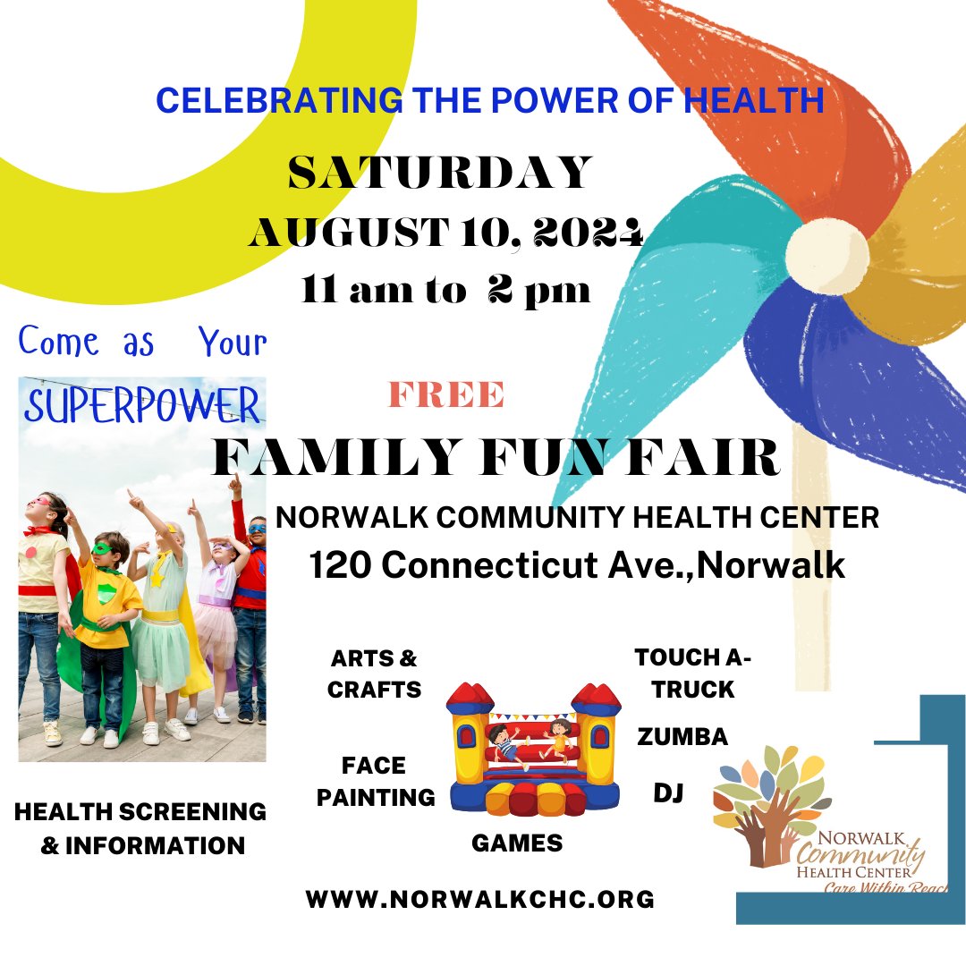 HealthyNCHC's tweet photo. Feet killing you? It's not ALL fun and games at our health center week Family Fun Fair this Saturday. Take your feet to 120 CT Ave between 11 and 2 on August 10 and talk to our #podiatrist #ThePowerOfCare #podiatria
#NationalHealthCenterWeek #valuechcs #embraceyoursuperpower✨ https://t.co/rzB3ERXLUE