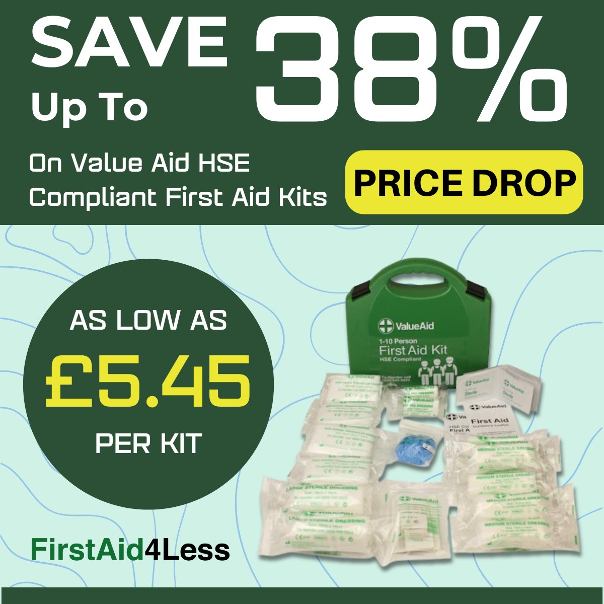 FirstAid4LessUK's tweet image. 🚨 Do your first aid kits provide everything you could need to treat the most common workplace injuries? 🚨

Shop Now and ensure safety and compliance in your workplace today!
firstaid4less.co.uk/First-Aid-Kits…

#FirstAid4Less #FirstAid #HSECompliant #SafetyFirst #WorkplaceSafety #SaveNow