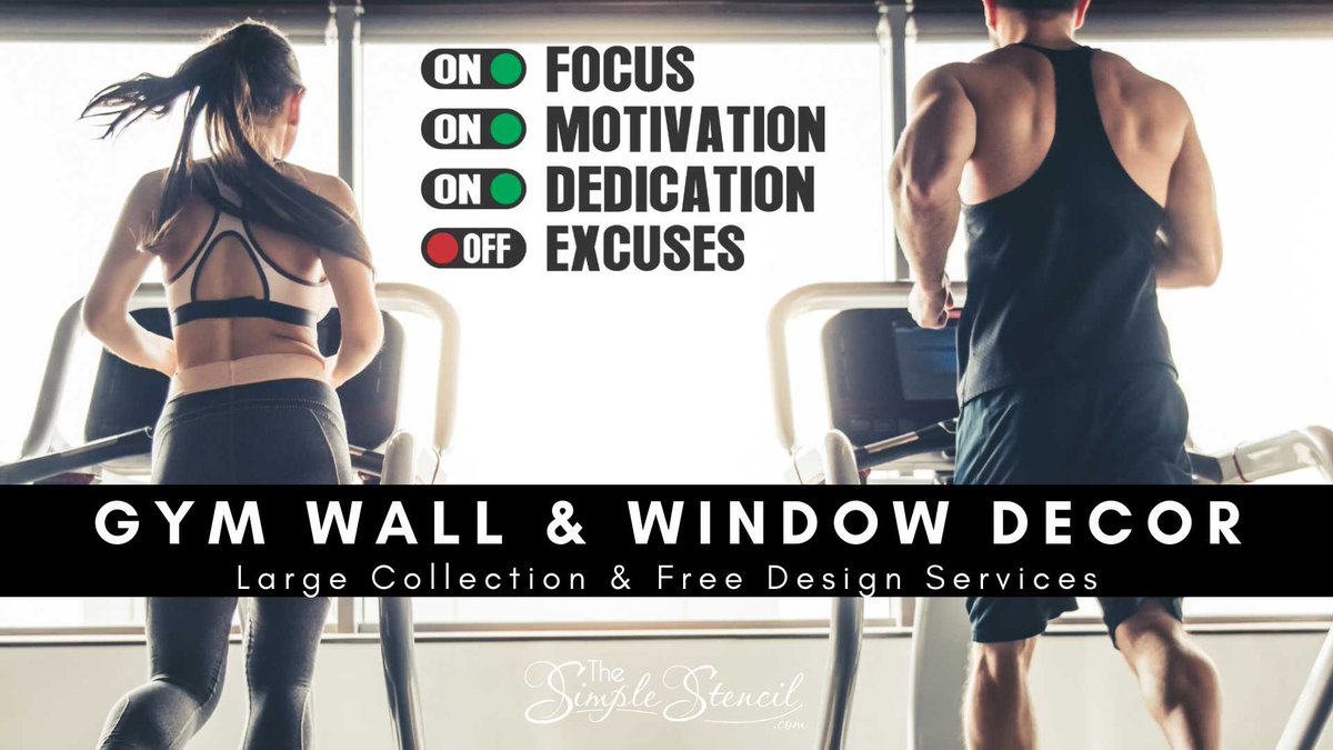 SimpleStencils's tweet photo. Gym Wall and Window Decor - We offer a large collection of motivational decor ideas to display in your Fitness Center, Gym or Office Exercise Areas. Browse and be inspired here -> https://t.co/kDecRe99TX
#gym #exerciseroom #fitnesscenter https://t.co/szxi6PfXmz