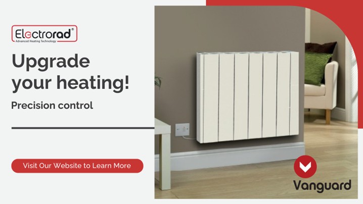 Upgrade your heating with Electrorad's Vanguard Radiators! 🔥

Enjoy precision control, energy savings, and modern style. 

Learn more: bit.ly/vanguard-radia…

#ElectricRadiators #EnergyEfficient #HeatingSolutions #Electrorad