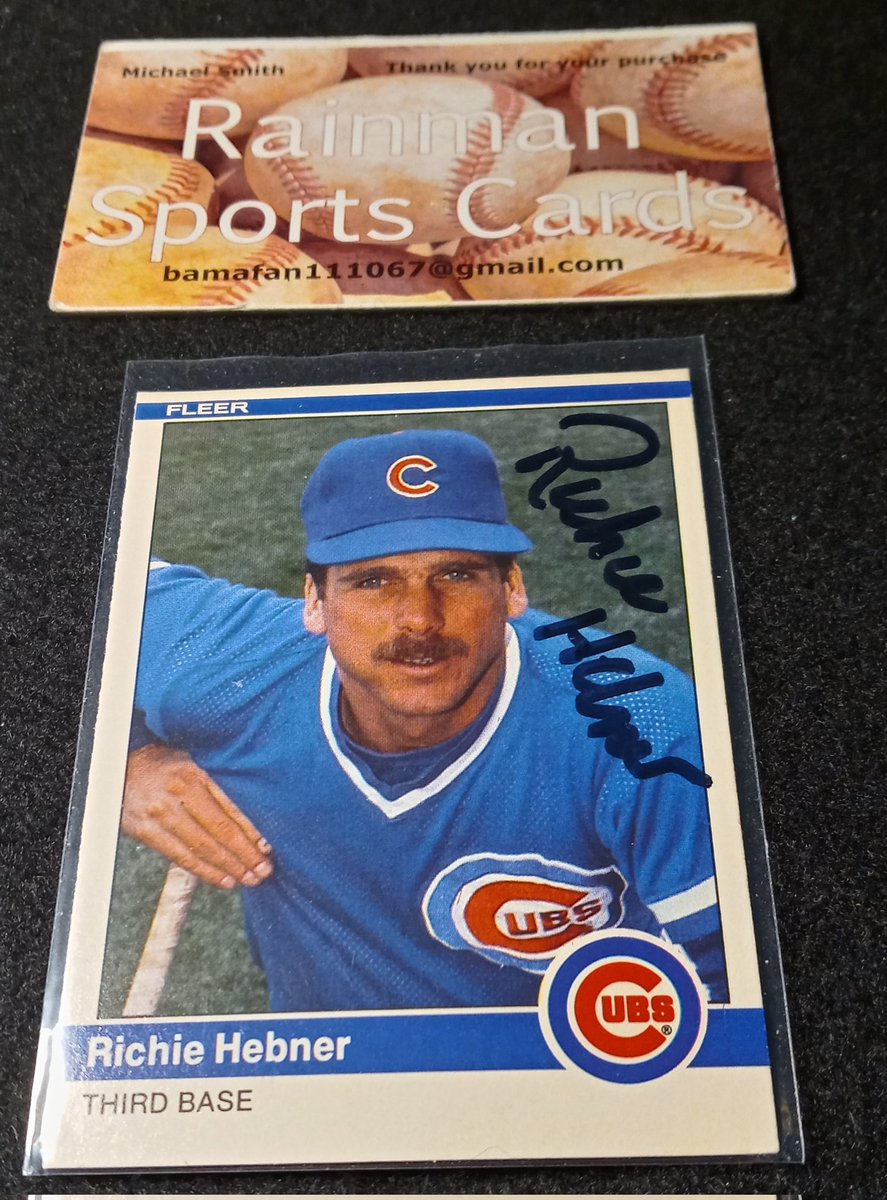 1984 Fleer Update Richie Hebner Chicago Cubs.  Make an offer