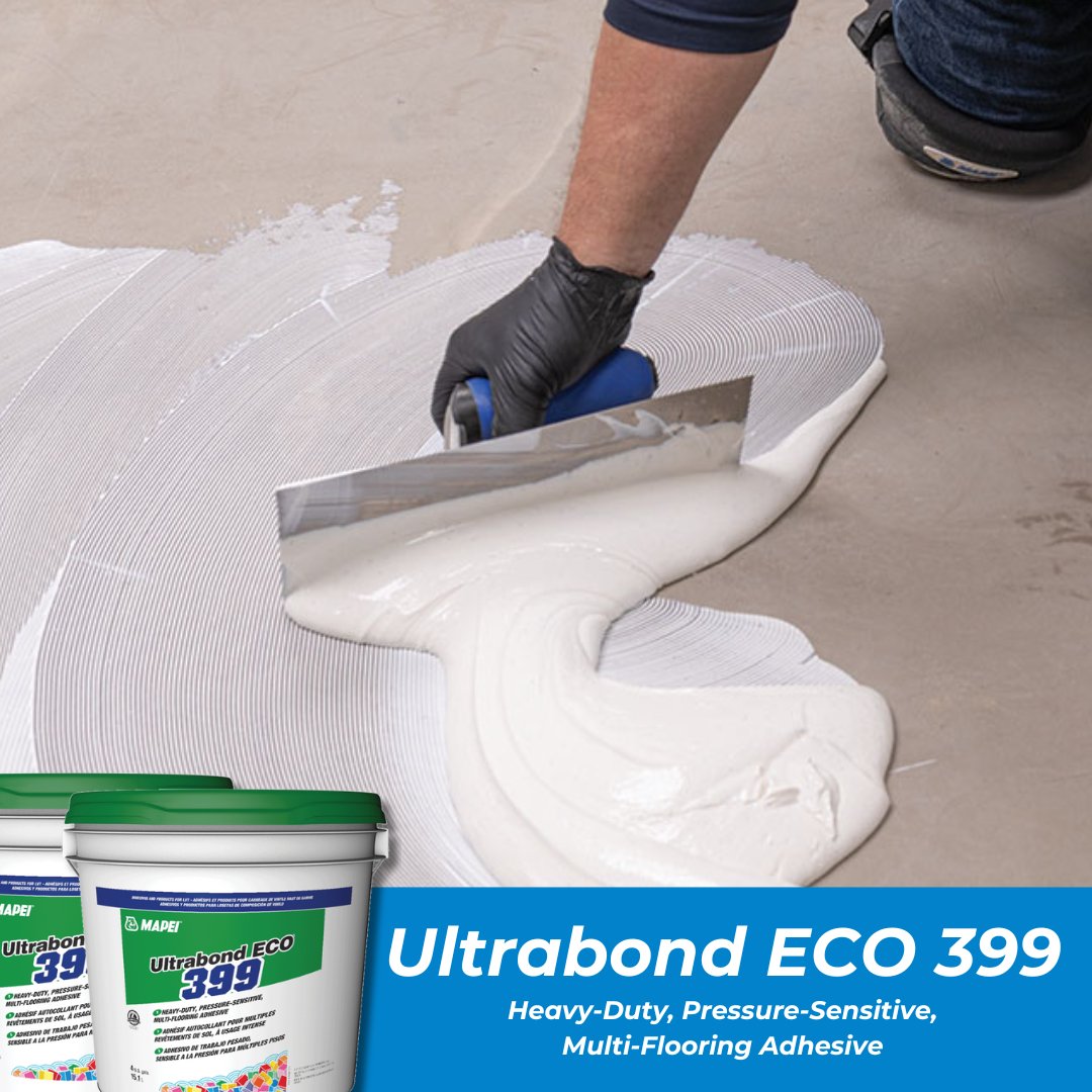 MAPEIUSA's tweet image. Need an #adhesive that can handle it all? Ultrabond ECO 399 offers high moisture resistance, heavy-rolling-load durability, and superior dimensional control.

Discover the strength of Ultrabond ECO 399 today: ow.ly/BIiL50STZBY

#mapei #MAPEIUSA