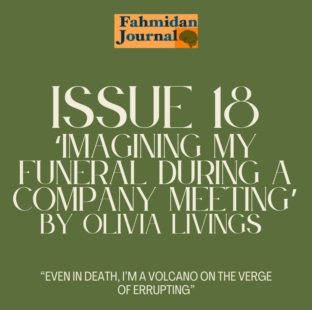 Fahmidan Journal- Journal Issue 26 SUBS OPEN tweet media