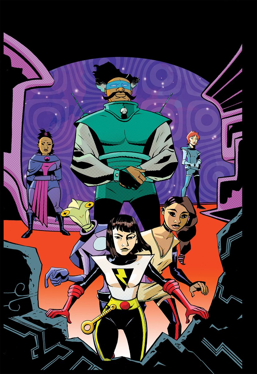 Oeming's tweet photo. Sign up for my NEWSLETTER in my bio to keep up with all my projects, from #BlueBook and #WilliamOfNewbury, #Powers, #MurderInc, #BlackBoxChronicles and retro scifi #GalaxyOFMadness, kickstarters and more comics! https://t.co/n7Vxr5fRDR