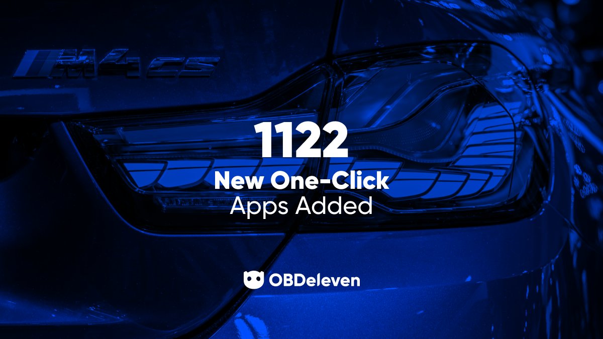 OBDeleven's tweet image. More functions to activate/deactivate on your cars just expanded the OBDeleven One-Click Apps list.

See what&apos;s new for your car here 🔗 l8r.it/Ea4P

#OBDeleven #OneClickApps #carcustomizations