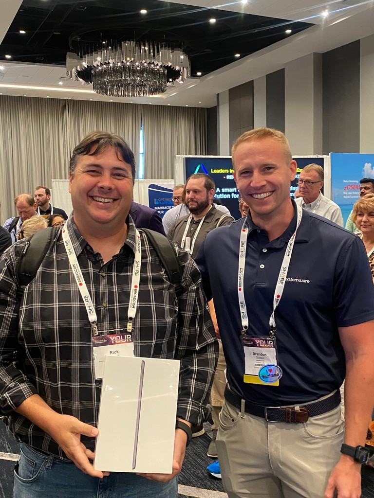 Systemware's tweet image. Systemware had a great time getting to talk mainframe and meet with industry leaders at SHARE Kansas City!