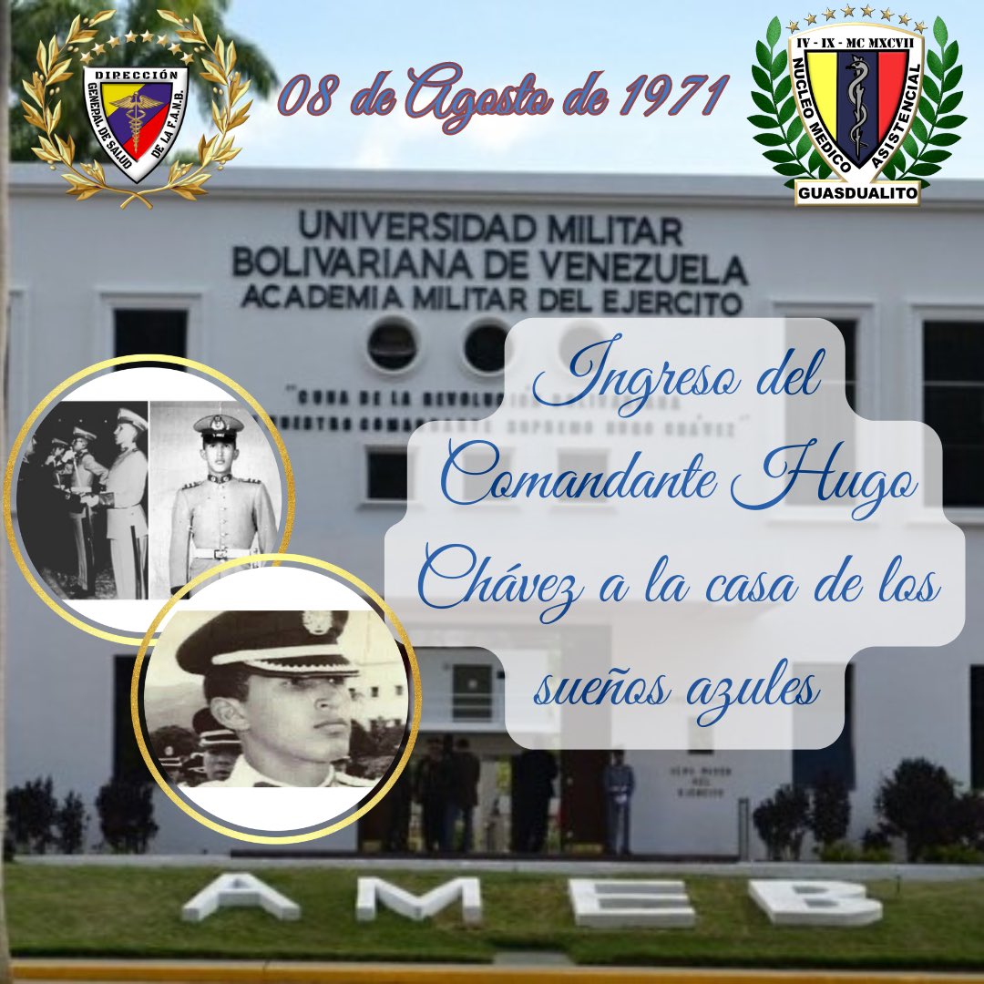 08 de Agosto de 1971| Ingreso del Comandante Supremo Hugo Chávez a la casa de los sueños azules