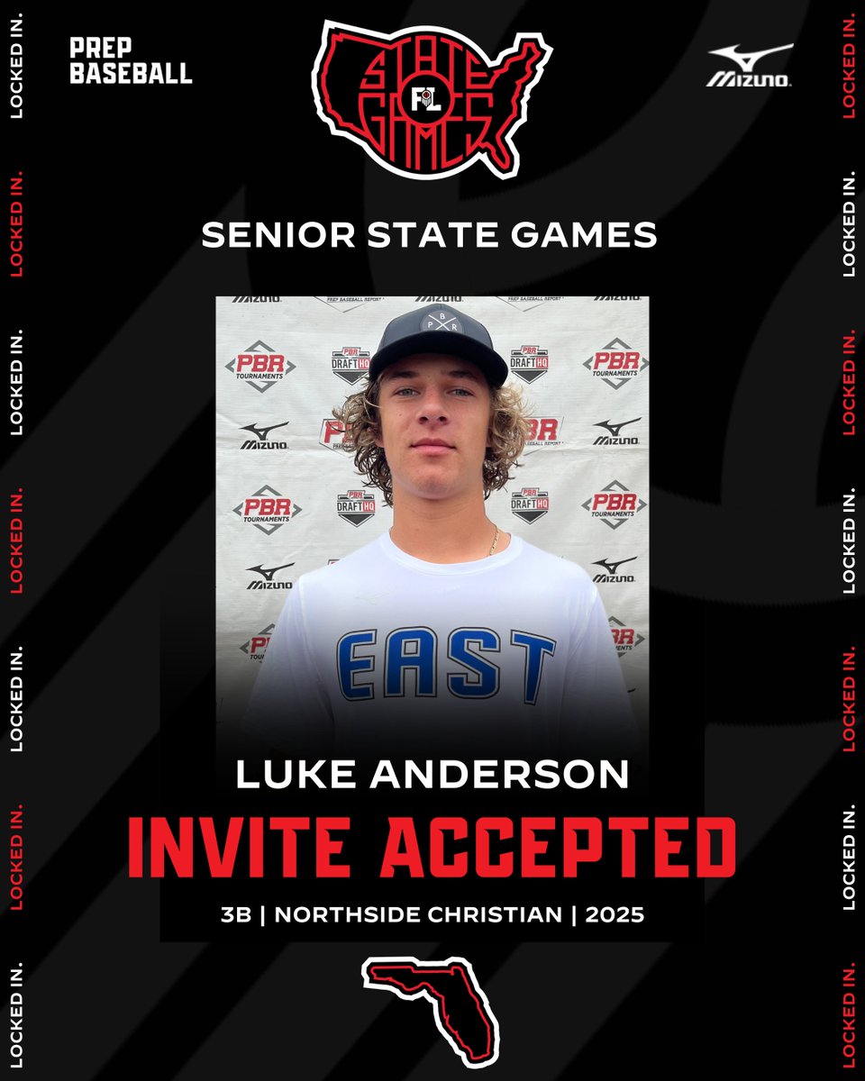 𝐈𝐍𝐕𝐈𝐓𝐄 𝐀𝐂𝐂𝐄𝐏𝐓𝐄𝐃 ✅

'25 3B Luke Anderson (Northside Christian) has accepted his invite to the 2024 Senior State Games.

Request an invite ➡️ loom.ly/UROtE-A

<a href="/Luke_ande06/">Luke Anderson</a> | <a href="/_NCSBaseball/">Northside Christian Mustang Baseball</a> | <a href="/R3_Baseball/">R3_Baseball</a>