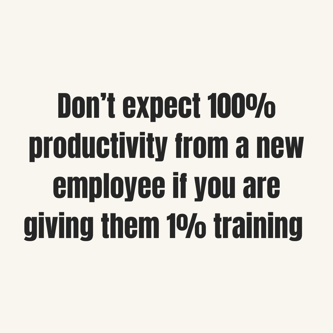 TechniumDotCa's tweet photo. The path to achieving 100% productivity starts with proper training. Remember, the effort you put into developing your employees directly impacts their performance and your business success. https://t.co/c8hArUCZU1